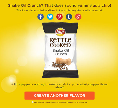 lays viral marketing social sharing