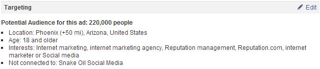 facebook ads #1 targeting
